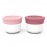 Соусницы с крышкой mb temple малые 2 шт. litchi+blush, L 3,2 см, W 3,2 см, H 4,2 см, Monbento