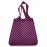 Сумка складная mini maxi shopper purple dots, L 43,5 см, W 6 см, H 65 см, Reisenthel