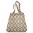 Сумка складная mini maxi shopper mocha leaves, L 6 см, W 43,5 см, H 65 см, Reisenthel