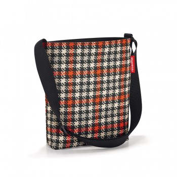 Сумка shoulderbag s glencheck red, L 29 см, W 7,5 см, H 28,5 см, Reisenthel