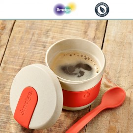 ECO-Кружка SAND & CORAL для кофе, 230 мл, биоразлагаемый пластик, коллекция Natural, Smidge
