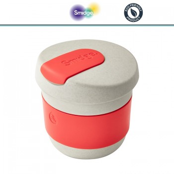 ECO-Кружка SAND & CORAL для кофе, 230 мл, биоразлагаемый пластик, коллекция Natural, Smidge