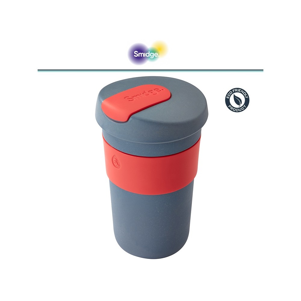 ECO-Кружка STORM & CORAL для кофе, 400 мл, биоразлагаемый пластик, коллекция Natural, Smidge