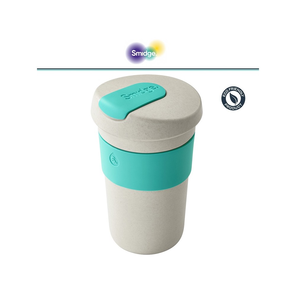 ECO-Кружка SAND & AQUA для кофе, 400 мл, биоразлагаемый пластик, коллекция Natural, Smidge