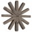 Часы настенные ribbonwood большие состаренный орех, D 50,8 см, Umbra