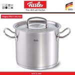 Высокая кастрюля Original Pro Collection, 9.1 л, D 24 см, сталь 18/10, Fissler