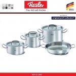 Набор кухонной посуды Original Pro Collection, 4 предмета, 3 крышки, сталь 18/10, Fissler
