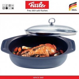 Антипригарная жаровня овальная Country, 6.5 л, L 36 см, сталь 18/10, Fissler