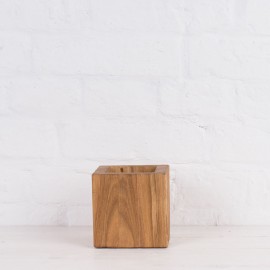 Короб-органайзер ручной работы для мелочей, 12 x 12 см, дуб, FUGA