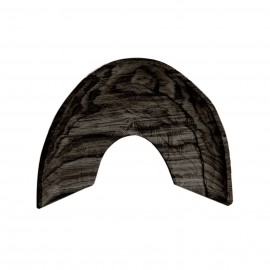 Блюдо Плато Луза ручной работы, 35 x 27 см, мореный дуб, FUGA