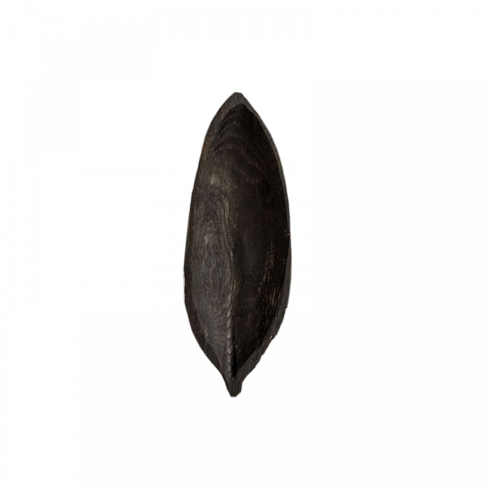 Блюдо Черёмуха ручной работы, 22 x 8 см, мореный дуб, FUGA