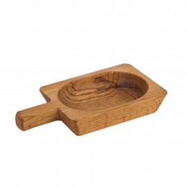 Блюдо ручной работы, 27 x 15 см, дуб, FUGA