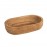 Блюдо ручной работы овальное, 27 x 15 см, дуб, FUGA