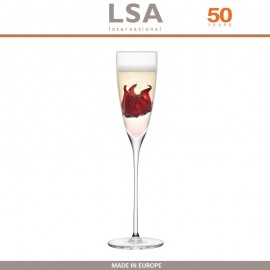 Набор бокалов LULU для шампанского, ручная работа, 4 шт по 160 мл, LSA