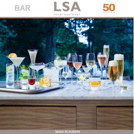 Бокалы Bar для виски, ручная выдувка, 2 шт по 275 мл, LSA
