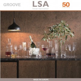 Бокалы Groove для виски, ручная выдувка, 2 шт по 330 мл, LSA
