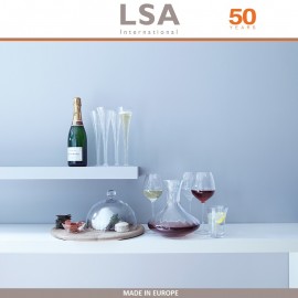 Набор бокалов AURELIA для шампанского, ручная работа, 2 шт по 165 мл, LSA
