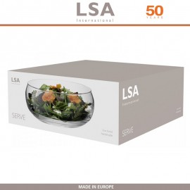 Блюдо-салатник SERVE ручной выдувки, D 27.5 см, LSA
