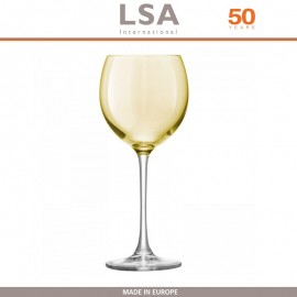 Набор бокалов Polka для вина, ручная работа, 4 шт по 400 мл, цвет мультиколор, LSA