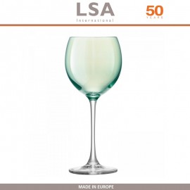 Набор бокалов Polka для вина, ручная работа, 4 шт по 400 мл, цвет мультиколор, LSA