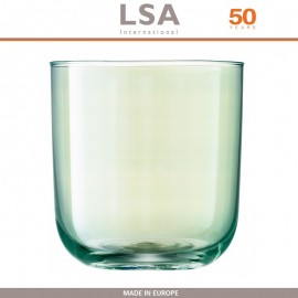 Набор бокалов Polka для воды, сока, ручная работа, 4 шт по 420 мл, цвет мультиколор, LSA
