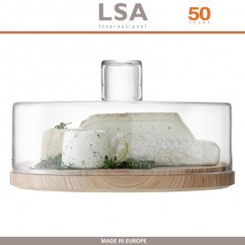Блюдо Lotta с колпаком, D 32 см, LSA