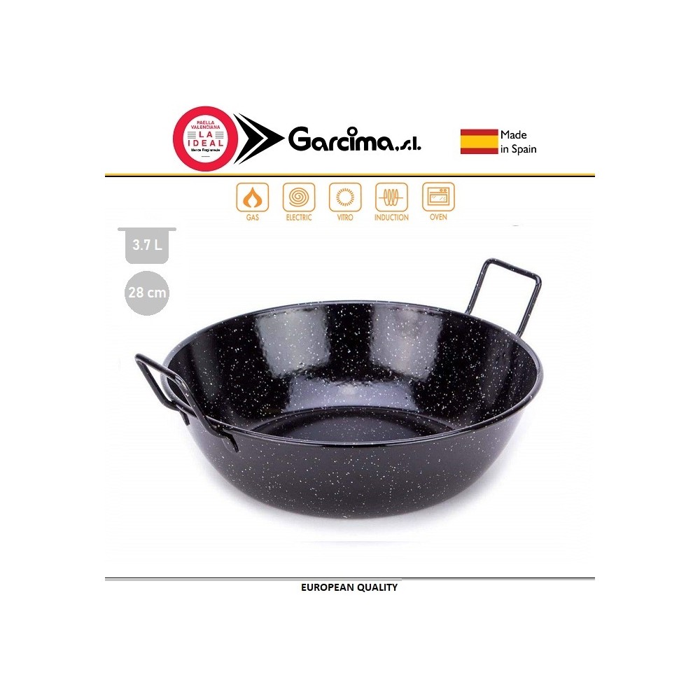 Сартен HONDA ESMALTADA, 3.7 литра, D 28 см, сталь эмалированная, GARCIMA, Испания