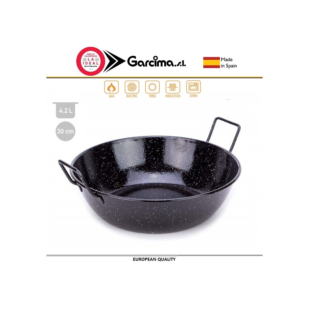 Сартен HONDA ESMALTADA, 4.2 литра, D 30 см, сталь эмалированная, GARCIMA, Испания