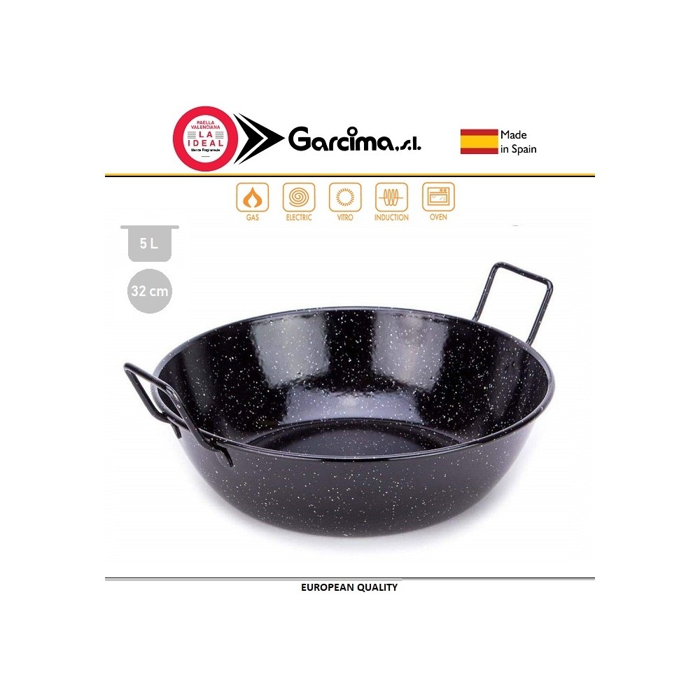 Сартен HONDA ESMALTADA, 5 литров, D 32 см, сталь эмалированная, GARCIMA, Испания