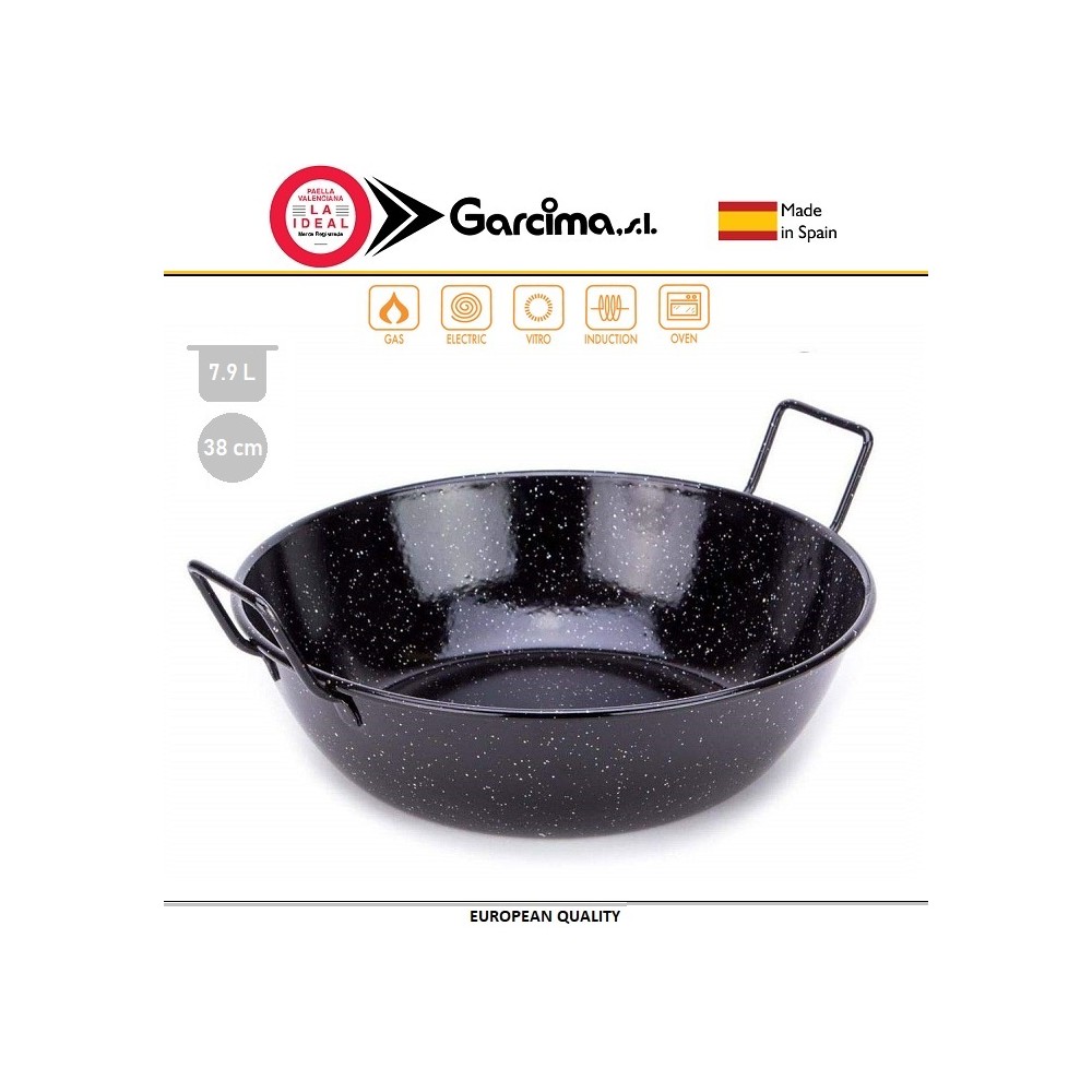 Сартен HONDA ESMALTADA, 7.9 литра, D 38 см, сталь эмалированная, GARCIMA, Испания