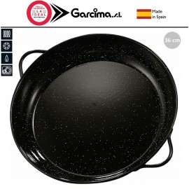 Сковорода CAZUELA ESMALTADA PATA NEGRA, D 36 см, индукционное дно, сталь эмалированная, GARCIMA