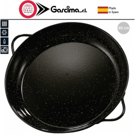 Сковорода CAZUELA ESMALTADA PATA NEGRA, D 40 см, индукционное дно, сталь эмалированная, GARCIMA