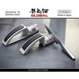 Механическая ножеточка MinoSharp Grey, 220\GB 2 слота, серый, серия G, GLOBAL