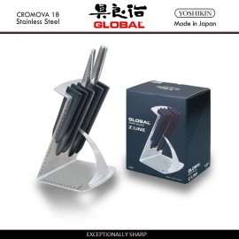 Подставка G-505 для кухонных ножей, на 5 предметов, серия G, GLOBAL