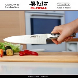 Нож универсальный, G-55 лезвие 18 см, серия G, GLOBAL