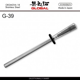 Мусат с алмазным напылением Diamond steel, G-39\B длина 43 см, серия G, GLOBAL