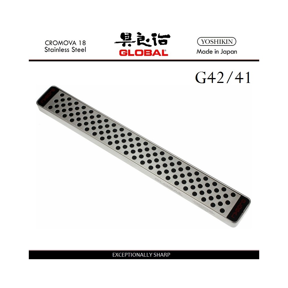 Магнитный настенный держатель для ножей, G-42\41 длина 41 см, серия G, GLOBAL