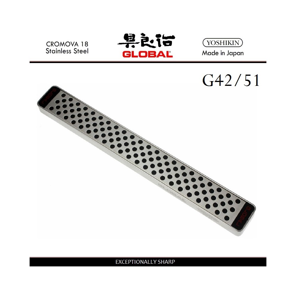 Магнитный настенный держатель для ножей, G-42\51 длина 51 см, серия G, GLOBAL