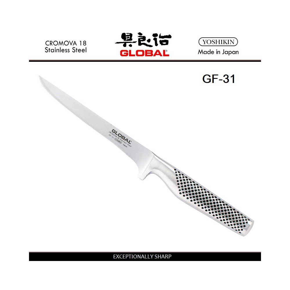 Нож филейный, GF-31 лезвие 16 см, серия GF, GLOBAL