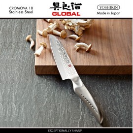 Нож для хлеба, SAI-05 лезвие 23 см, ручной ковки, серия SAI, GLOBAL