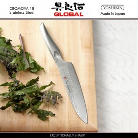 Нож для овощей, SAI-F02 лезвие 10 см, ручной ковки, серия SAI, GLOBAL