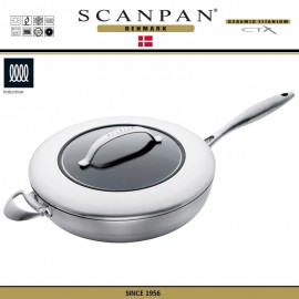 Антипригарный сковорода-сотейник CTX c крышкой, D 32 см, V 4.5 л, индукционный, SCANPAN
