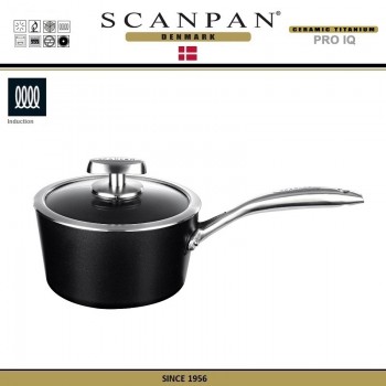Антипригарный ковшик PRO IQ с крышкой, D 18 см, V 1.5 л, SCANPAN