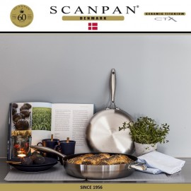Набор антипригарных сковород CTX, D 20 см и 26 см, индукционное дно, SCANPAN, Дания