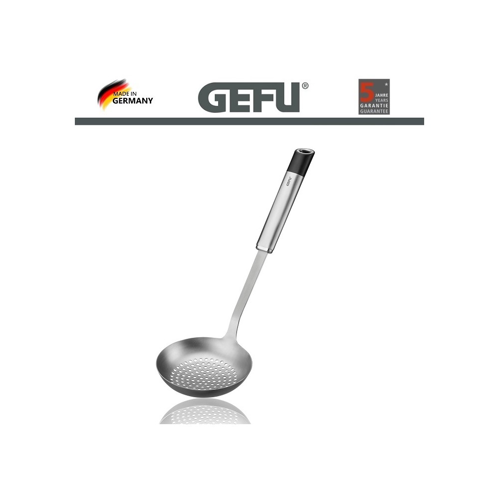 Шумовка PRIMELINE, L 32.8 см, нержавеющая сталь, GEFU, Германия