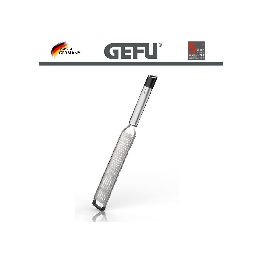 Терка PRIMELINE 2 в 1 средняя и мелкая, L 38.7 см, нержавеющая сталь, GEFU, Германия