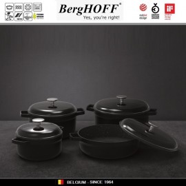 GEM Антипригарная сковорода-сотейник со съемной ручкой, D 24 см, BergHOFF