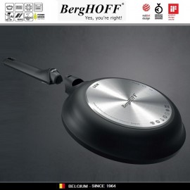 GEM Антипригарная сковорода-сотейник со съемной ручкой, D 28 см, BergHOFF