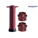 Набор для хранения вина: помпа вакуумная и 2 пробки, Ghidini