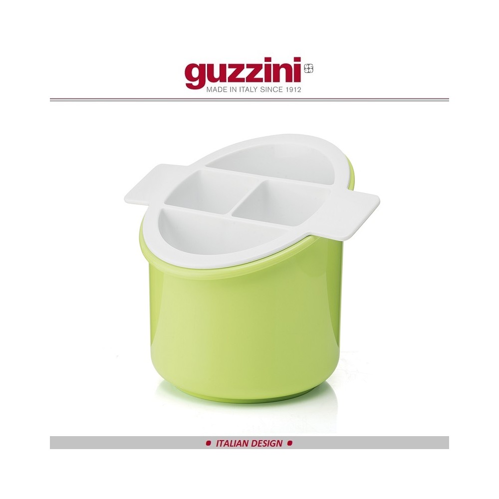 Подставка-сушилка Forme Casa для столовых приборов, зеленый, Guzzini